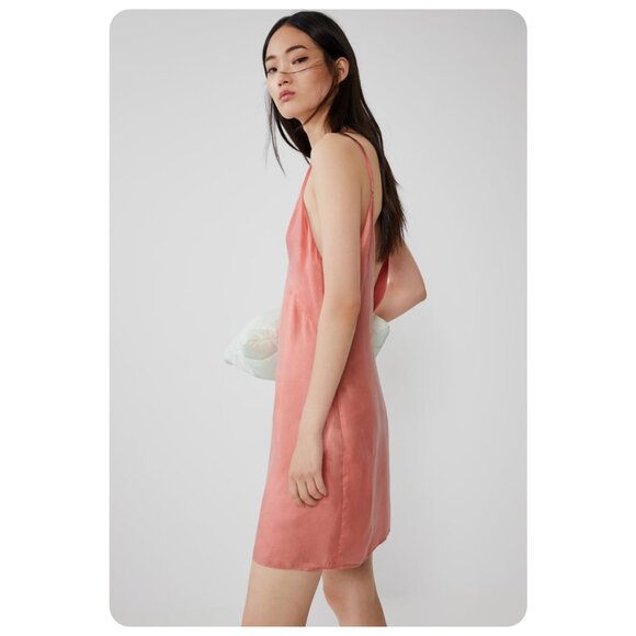 * Zara Fillsens Pink Spaghetti Strap Dress sz US M - Picture 3 of 4